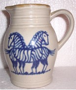 Prestige Place Zebra Ceramic Handmade Jug Museum of American folk Art Japan - $84.39