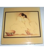 R.C.GORMAN Untitled &quot;The Thinking Native Indian Woman&quot; Art Tile - $64.89