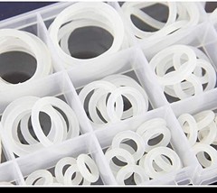 225 Pcs Vmq Grade Silicone O Ring Assortment Rubber Silicone Seal Kit Si... - £24.03 GBP