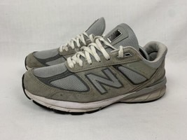 New Balance 990 v5 Gray Suede Running Athletic Trainer Casual Women’s 11 W - £31.62 GBP