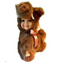 Geppeddo Cuddle Kids Doll Billy Boar Plush Stuffed Animal 9 inch Porcelain - £15.76 GBP