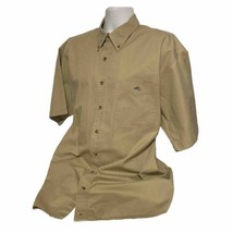 Vintage Resistol Men’s XL Rodeo Gear Western Short Sleeve Shirt Beige - £16.98 GBP