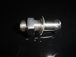 Stainless Steel Thru Hull Fitting 3/8" FIP  x 2 1/4" L  Made in USA 316 L image 3