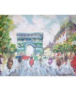 RARE CHEVALIER FRENCH IMPRESSIONIST PARIS OIL PAINTING - €1.798,65 EUR