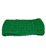 Cowl Scarf, Handmade, Infinity Scarf, Circle Scarf, Green Crochet  - $40.00