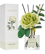 Cocorrína Flower Reed Diffuser - Jasmine Neroli 6.7Oz Scented Diffuser w... - $29.91