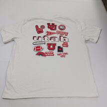 Champion University of Utah Utes Football Men's White Logo Graphic T-shirt Sz XL image 2
