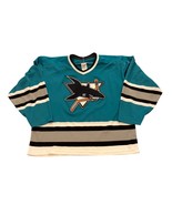 Vintage 1990&#39;s CCM Maska San Jose Sharks Stitched NHL Jersey Men&#39;s Large - $98.22 CAD