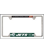 NFL New York NY Jets Heavy Duty Chrome Metal License Plate Frame - £12.72 GBP