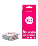 XO! Hi-Sensation Righteous Rubber Condoms (6 condoms) - $17.99