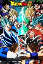 Evolution of Goku vs Vegeta Poster | Wall Art | Dragon Ball Super | DBZ GT | NEW - £15.61 GBP