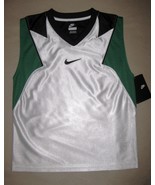 BOYS 7 - Nike - Flight White-Green-Black BASKETBALL SPORTS JERSEY - $34.30 CAD