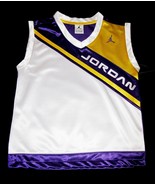 BOYS 7 - Nike - Micheal Jordan Jumpman 23 Purple-Gold-White BASKETBALL J... - $34.30 CAD