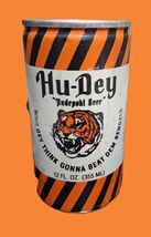 Old Vintage Hu-Dey Bengals  Beer Can Metal Sign 8x12in  Mancave Garage 17 - $24.74
