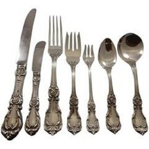 Burgundy by Reed and Barton Sterling Silver Flatware Set 12 Dinner Service 84 Pc - $112,806.67 MXN