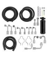 Universal 134a Air Conditioning Hose Kit O-Ring Fittings Drier AC Hose A... - $95.03