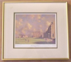 Rare Richard Forsyth &quot;18 Th Fairway,St. Andrews&quot; Print - £150.65 GBP