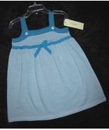 GIRLS  3T - LUCY SYKES - Aqua &amp; White DESIGNER SUNDRESS - €13,02 EUR