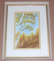 Rare Signed 1980 Peggy Snider Watercolor Art Painting - $675.49