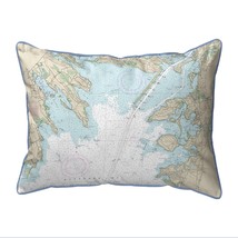 Betsy Drake Cape Cod, MA Nautical Map Extra Large Zippered Indoor Outdoor - £62.01 GBP