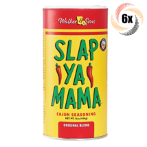 6x Shakers Walker &amp; Sons Slap Ya Mama Original Blend Cajun Seasoning | 16oz - £37.67 GBP