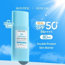SKINTIFIC 5X Ceramide Serum Sunscreen SPF50 PA++++ Sunblock 80ml - £28.33 GBP