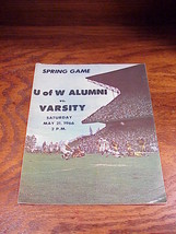 1966 University of Washington Alumni vs. Varsity Football Spring Game Program  - £9.96 GBP