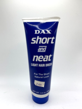 Vtg DAX Short &amp; Neat Light Hair Dress Natural Look - 3.5 oz - £15.73 GBP