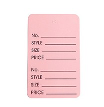 Metronic Marking Tags-Price Paper tag, Pack of 1000 (5911 Pink) - £18.14 GBP