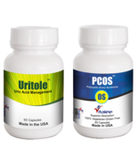 Combo-A- Polycystic Ovary (PCOS) &amp; Uric Acid Control (Uritole) (Capsule ... - £42.83 GBP