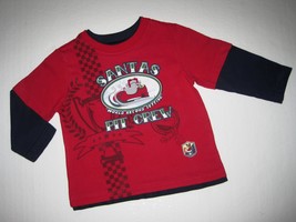 Boys 18 Months    Faded Glory    Santa&#39;s Pit Crew  Holiday Shirt - £9.65 GBP