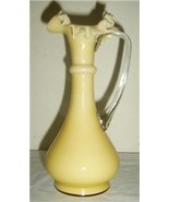 RARE VINTAGE FENTON INDIGO RUFFLED VASE ART MILK GLASS - $284.63