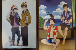Ao no Exorcist  winter summer double sided promo poster Japan anime NEW - £8.66 GBP