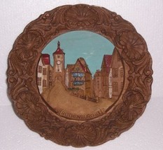 Rothenburg Ob Der Tauber Germany Handgemalt Art Plate - £35.04 GBP