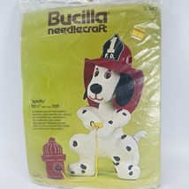 Bucilla Needlecraft Kit Stuffed Spotty the Firefighter Dog &amp; Fire Hydran... - $14.65