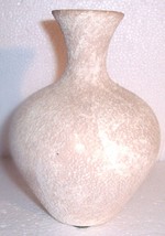 Royal Haeger Usa 1997 Porcelain Beige Rustic Vase - £66.29 GBP