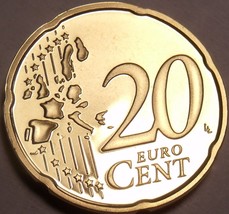 Cameo Proof Germany 2003-J 20 Euro Cents~Hamburg Mint~Cameo~Free Shipping~ - $7.83