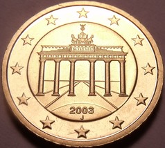 Cameo Proof Germany 2003-J 50 Euro Cents~Hamburg Mint~Cameo~Free Shipping~ - £7.25 GBP