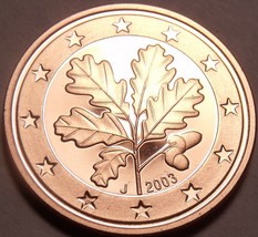 Cameo Proof Germany 2003-J 5 Euro Cents~Hamburg Mint~Cameo~Free Ship~ - £5.70 GBP