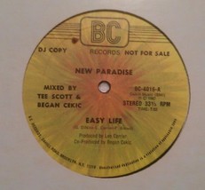 Rare 1982 New Paradise &quot;East life&quot; BC Records 12&quot; album vinyl single LP BC 4016 - £46.47 GBP