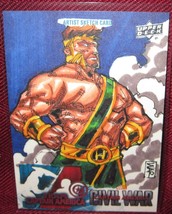 2016 Captain America Civil War Sketch Card Of Hercules By William Reyes 1/1 - £63.94 GBP