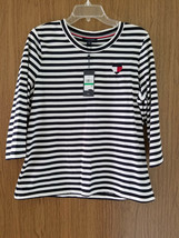 Tommy Hilfiger Women&#39;s Boat Neck, 3/4 Sleeves Tee, Sz.L(US)NWT.100% Auth... - $22.99