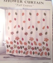 Avanti FALL LEAVES Shower Curtain Fabric Cottage Chic Autumn Leaf Brand New - £17.30 GBP