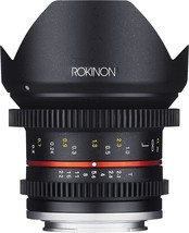 The Rokinon Cine Cv12M-E 12Mm T2.2 Cine Fixed Lens For Sony E-Mount And Other - £332.06 GBP