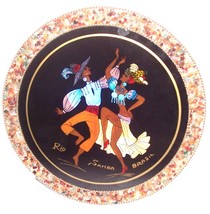 Rio Samba Brazil Designed  &amp; Handcrafted Wall Plaque Signed - $84.39