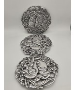 Peltrina Vintage Bunny Rabbit Trivet Set of 3 - 8&quot; - £35.02 GBP