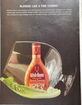 1963 Wish-Bone Vintage Print Ad Blended Like Fine Cognac Salad Dressing ... - $14.45