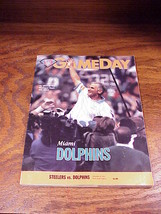 Game Day Miami Dolphins vs. Pittsburgh Steelers Program from November 20... - £7.03 GBP