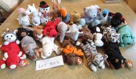 LOT OF 24  HARD TO FIND TY BEANIE BABIES  - EXC - LOT B23 - $26.97