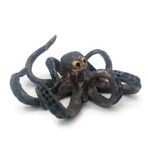 Modern Handmade Stoneware Octopus Sculpture Coastal Art, Contemporary Home Decor - $129.70